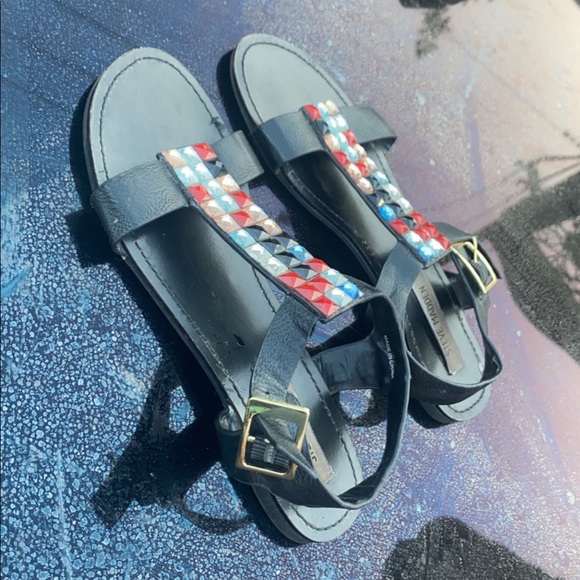 Steve Madden Multicolor Studded Sandals - Picture 2 of 3